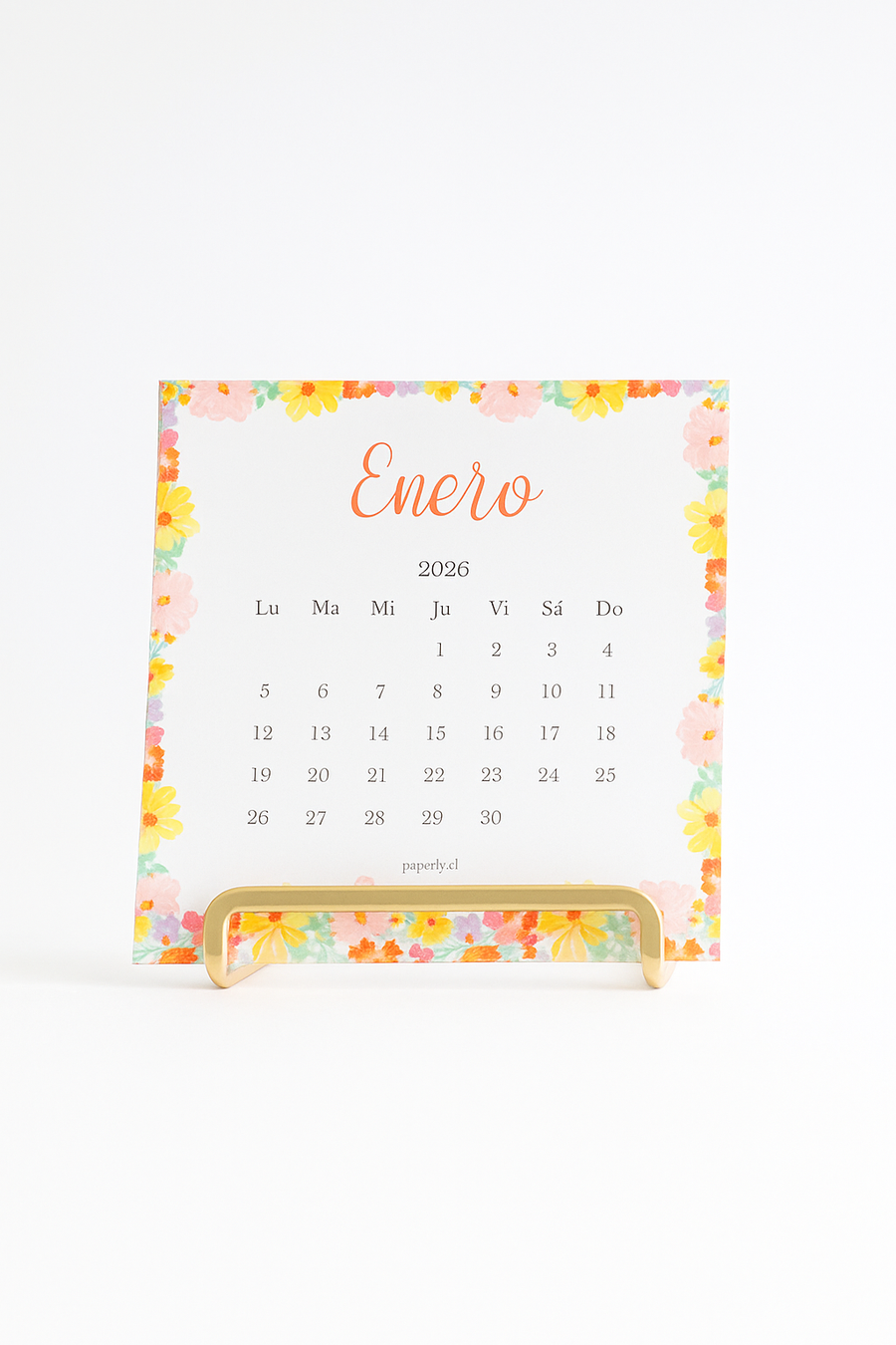 Calendario Pedestal tarjetas 2026