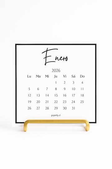Calendario  Pedestal Tarjetas 2026