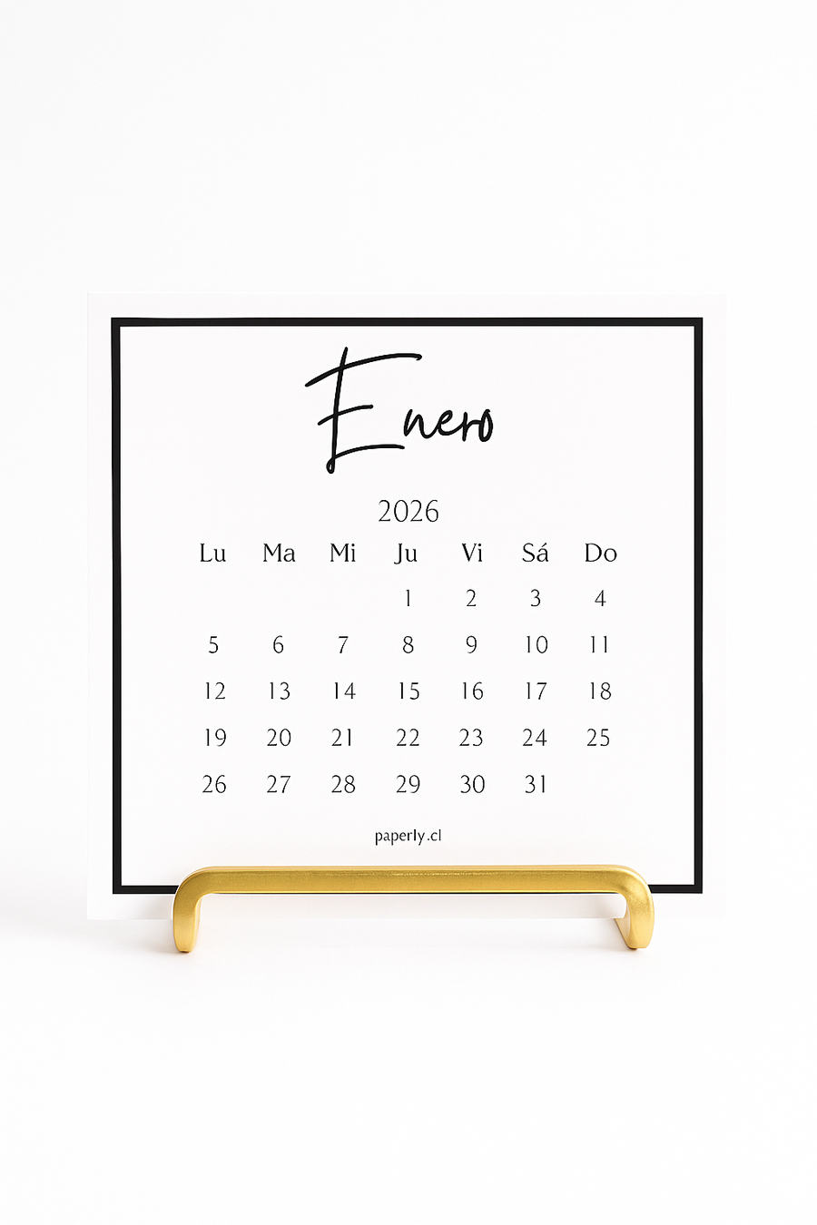 Calendario  Pedestal Tarjetas 2026