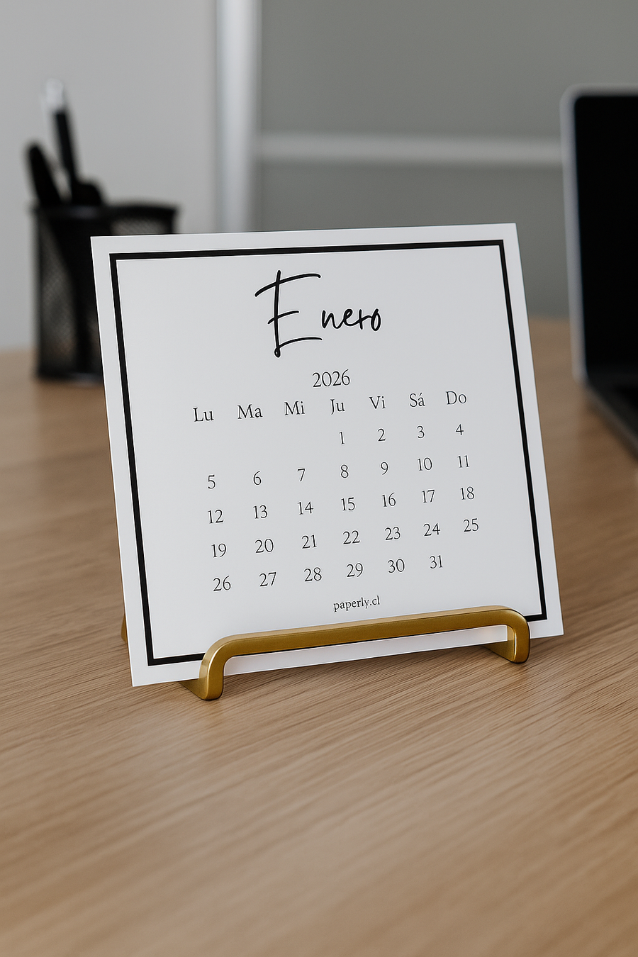 Calendario  Pedestal Tarjetas 2026