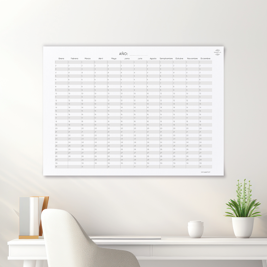 Calendario Planificador Anual