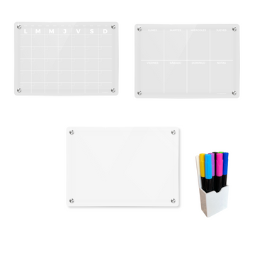 Pack Acrilico Total Iman Blanco